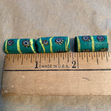 Teal  Mille Fiori Bead