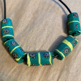 Teal  Mille Fiori Bead