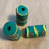Teal  Mille Fiori Bead