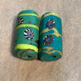 Green Mille Fiori Bead