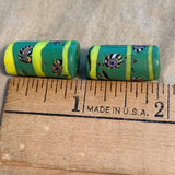 Green Mille Fiori Bead