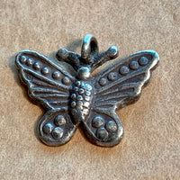 Thai Silver Butterfly Charms