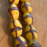 Classic Yellow French Cross Beads