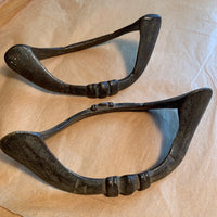 Pair of Antique Bronze Anklets, Dogon