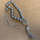 Vintage Sterling Silver Prayer Beads
