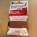 Silk Beadstringing Pack, Cornelian