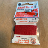 Silk Beadstringing Pack, Red