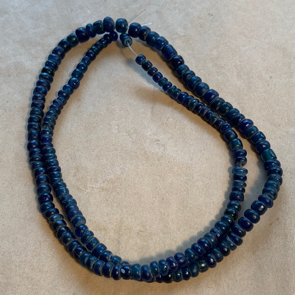 Ancient Cobalt Blue Tradewind Glass Beads