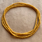 Antique Dark Yellow Seed Beads, 11º