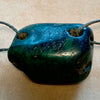 Antique 2-Hole Tibetan Turquoise Bead