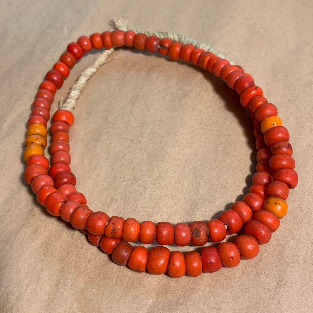 Bright Orange-Red Padre Beads