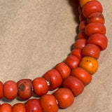 Bright Orange-Red Padre Beads
