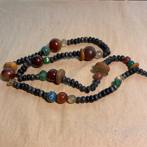 Antique Mauritanian Inlaid Ebony Prayer Strand