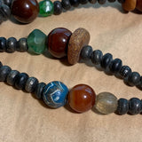 Antique Mauritanian Inlaid Ebony Prayer Strand