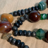 Antique Mauritanian Inlaid Ebony Prayer Strand