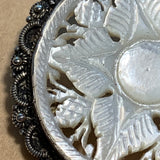 Vintage Mother of Pearl Brooch, Israel