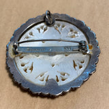 Vintage Mother of Pearl Brooch, Israel