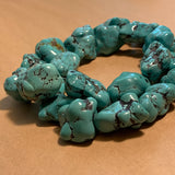 Large Turquoise Nugget Beads