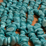 Large Turquoise Chips Beads