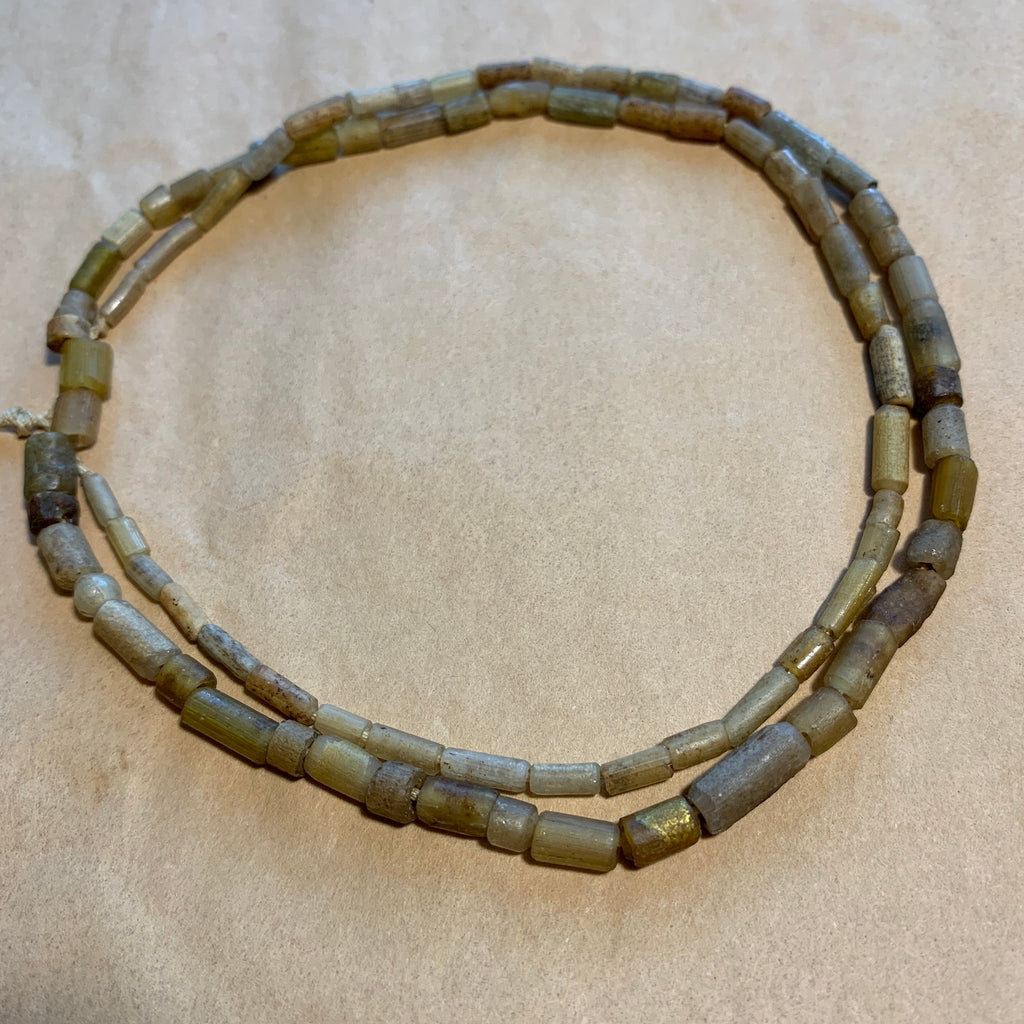 Ancient Egyptian Yellow Glass Beads