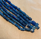 Roman Era Blue Glass Beads, Recycled Bracelet Pieces