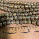 Small Cast Brass Beads, Ghana