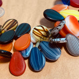 Czech Pressed Glass Wedding Beads