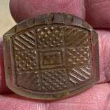 Antique Pressed Glass Pendant