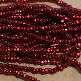 French Steel Cuts, Bright Red Size P3