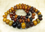 HUGE strand of Antique Mauritanian Amber Bead Necklace