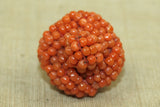 Antique Qing Dynasty Chinese Red Coral hat Finial