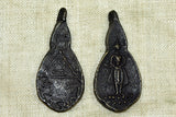 Small Dark Bronze Thai Standing Buddha Pendant