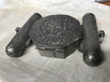 Large Antique Prayer Box Pendant from India