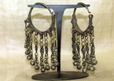 Cool Antique Silver Earrings from Yemen