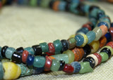 Old Tradewind Glass and Ceramic Beads, 2-4mm Multi-Color