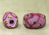 Antique Pink Pineapple Bead, Venetian 1700's