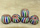 Rare Venetian Glass Beads, Set of Five
