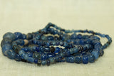 Ancient Cambodian Glass Beads, Blue