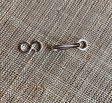 Small Sterling Hook and Eye