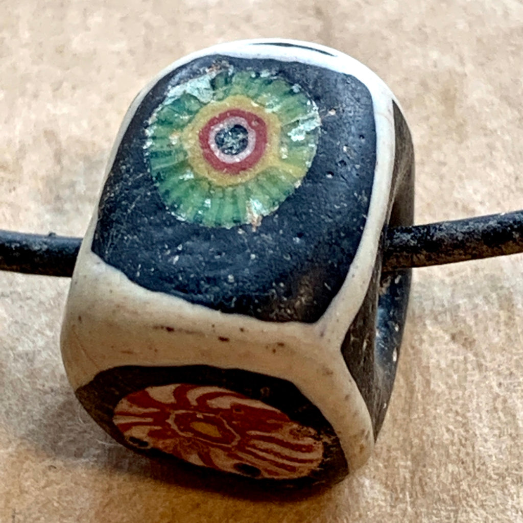 Ancient Large Glass Roman Eye Bead
