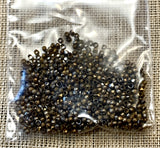 Steel Cut Beads from France: Silver & Bronze Mix