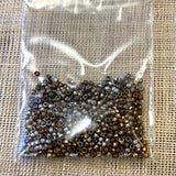 Steel Cut Beads: Silver and Bronze