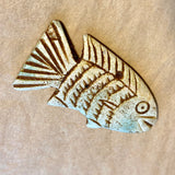 Egyptian Ceramic Fish Pendant