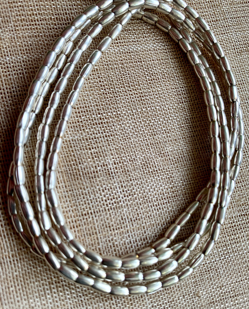 Thai Silver Small Rice Beads - Main Image