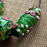 Three Venetian Wedding Cake Beads