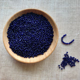 9° Vintage Venetian Cobalt Blue Seed Beads