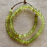 Greasy-Green Jonquil Vaseline Beads