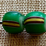 Green Round Watermelon Beads
