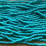 13º Opaque Turquoise Charlotte-Cuts