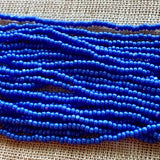 13º Opaque  Dark Cornflower Blue Charlotte-Cuts